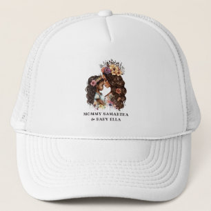 Beautiful Black Mum and Daughter (4) Trucker Hat