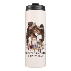 Beautiful Black Mum and Daughter (5) Thermal Tumbler