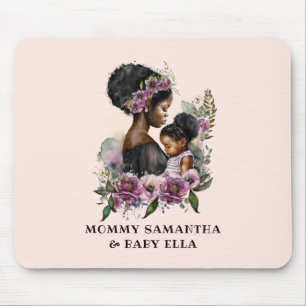 Beautiful Black Mum and Daughter (6) Mouse Pad