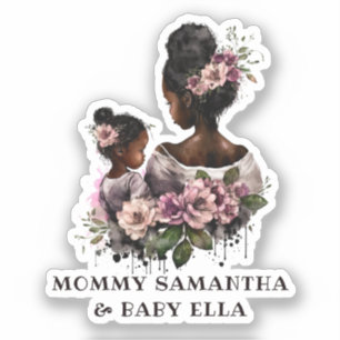 Beautiful Black Mum and Daughter (7)