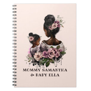 Beautiful Black Mum and Daughter (7) Notebook