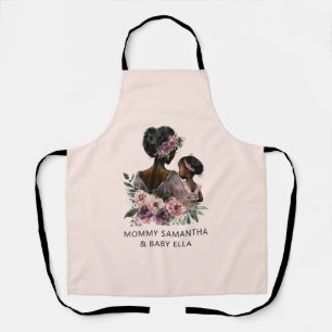 Beautiful Black Mum and Daughter (8) Apron