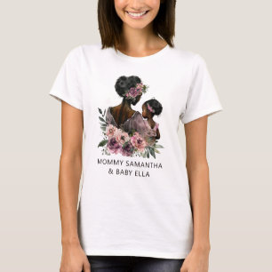 Beautiful Black Mum and Daughter (8) T-Shirt