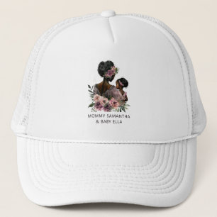 Beautiful Black Mum and Daughter (8) Trucker Hat