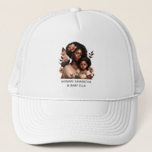 Beautiful Black Mum and Daughter (9) Trucker Hat