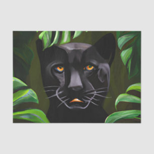 Beautiful Black Panther Tissue Paper