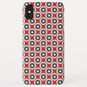 Beautiful Black White Red Pattern Case-Mate iPhone Case