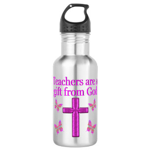 BEAUTIFUL BLESSED TEACHER DESIGN 532 ML WATER BOTTLE