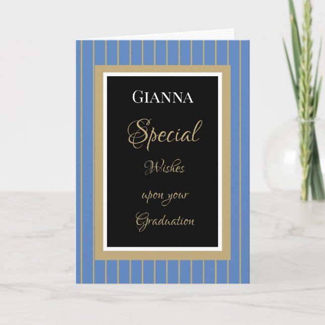 Beautiful Blessings graduation card (Front)