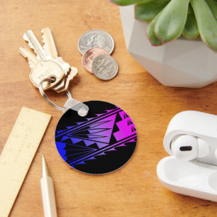 Beautiful Blessings - Purple/Pink - Key Ring