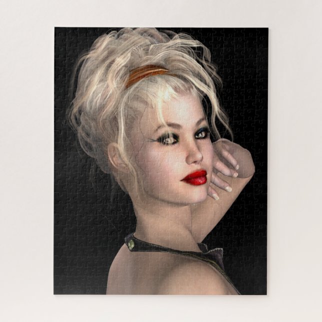 Beautiful Blonde Fantasy Woman Jigsaw Puzzle (Vertical)