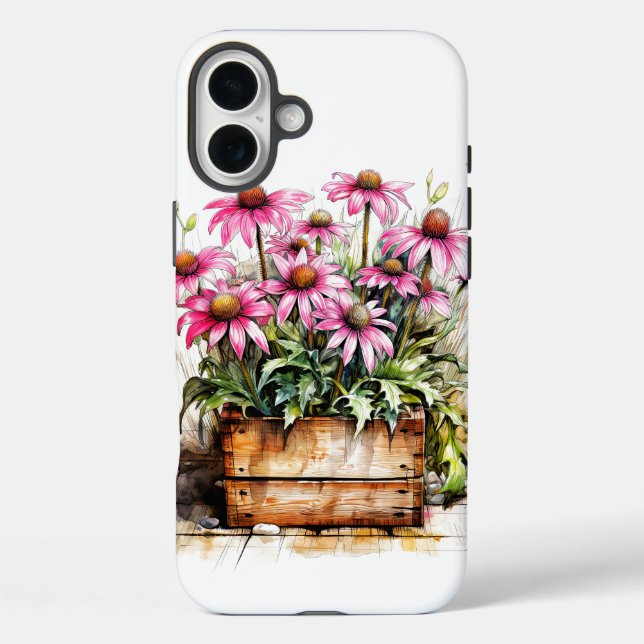 Beautiful Blooming Aster Flowers Case-Mate iPhone Case (Back)