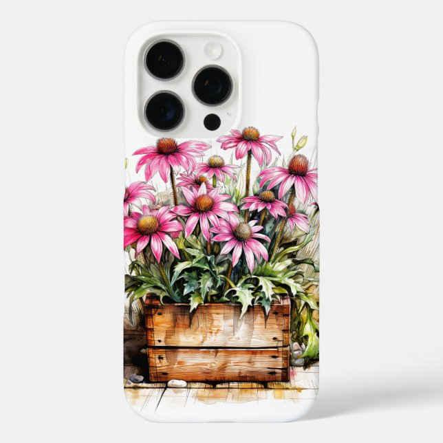 Beautiful Blooming Aster Flowers Case-Mate iPhone Case (Back)