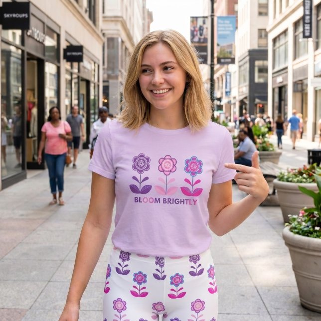 Beautiful Blooming Design T-shirt (Creator Uploaded)
