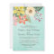 Beautiful Blooms Watercolor Floral Wedding / Aqua