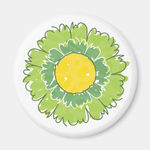 Beautiful Blossom Magnet - Green