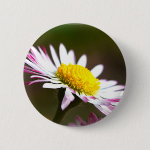beautiful blossoms petals romance romantic bridal 6 cm round badge