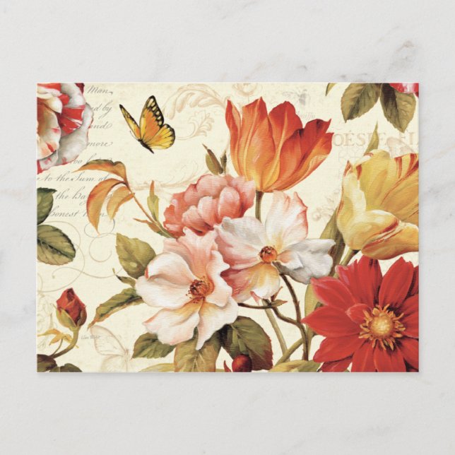 Beautiful Blossoms Postcard (Front)