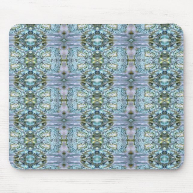 Beautiful Blue Abalone Mousepad (Front)