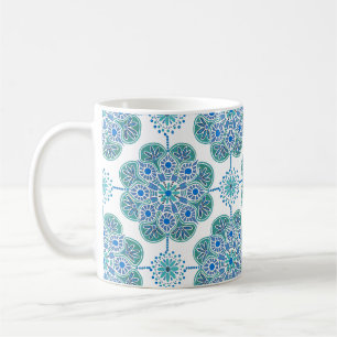 Beautiful blue and green mug