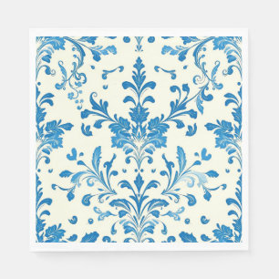 Beautiful Blue and White Design Paper Napkin