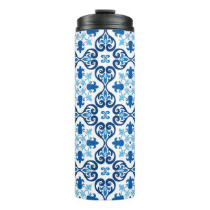 💙 Beautiful blue Azulejos III Thermal Tumbler