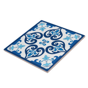 💙 Beautiful blue Azulejos III  XXL pattern Cerami Tile