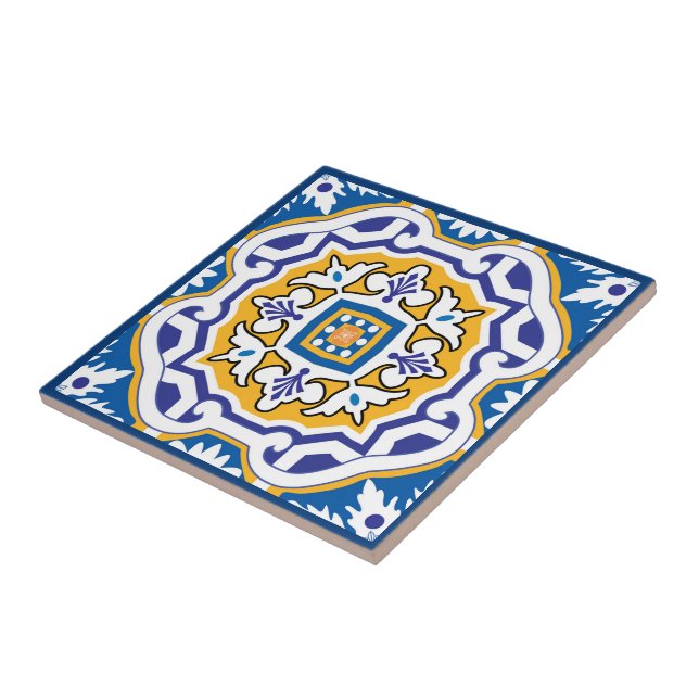 💙 Beautiful blue Azulejos IV XXL Tile (Side)