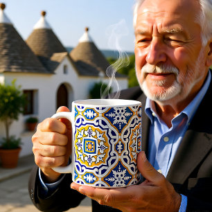 💙 Beautiful blue Azulejos IV XXL tile Coffee Mug