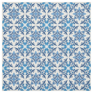 💙 Beautiful blue Azulejos, XS tile size Fabric