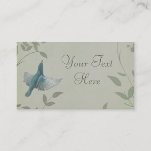Beautiful Blue Bird Business Card