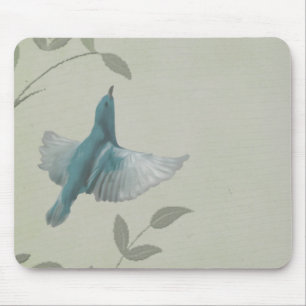 Beautiful Blue Bird Mouse Pad