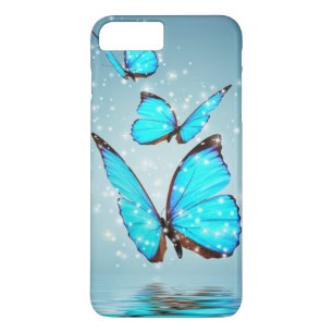 beautiful blue butterfly Case-Mate iPhone case