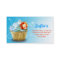 beautiful blue cupcake business cards