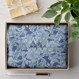 Beautiful Blue Damask Tissue Paper