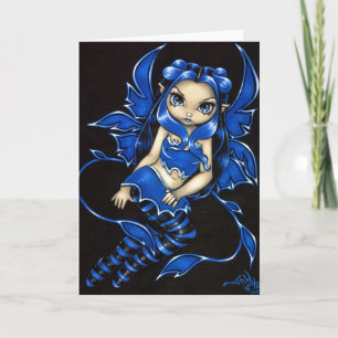 "Beautiful Blue Fairy" Greeting Card