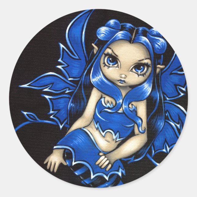 "Beautiful Blue Fairy" Sticker (Front)