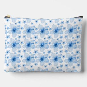 Beautiful Blue Flower Seamless Pattern Accessory Pouch
