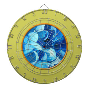 beautiful blue hydrangea flowers gifts items. dartboard