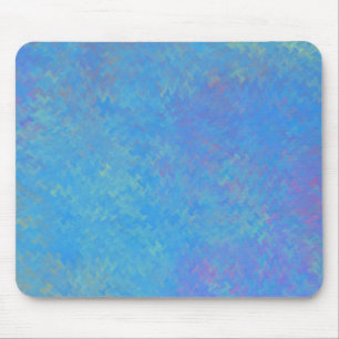 Beautiful Blue Marbled Paper Look Mouse Pad