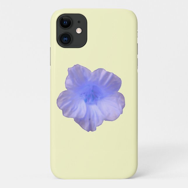 Beautiful Blue Nasturtium iPhone 3 Case (Back)