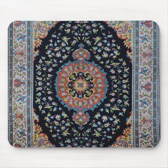 Beautiful Blue Oriental Antique Kilim Rug  Mouse Pad (Front)
