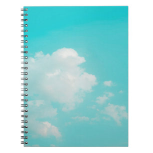 Beautiful blue sky and clouds with daylight natura notebook