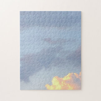 Beautiful Blue Sky Cloud Jigsaw Puzzle