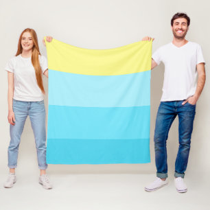 Beautiful Blue Stripe Fleece - 3 Sizes Available