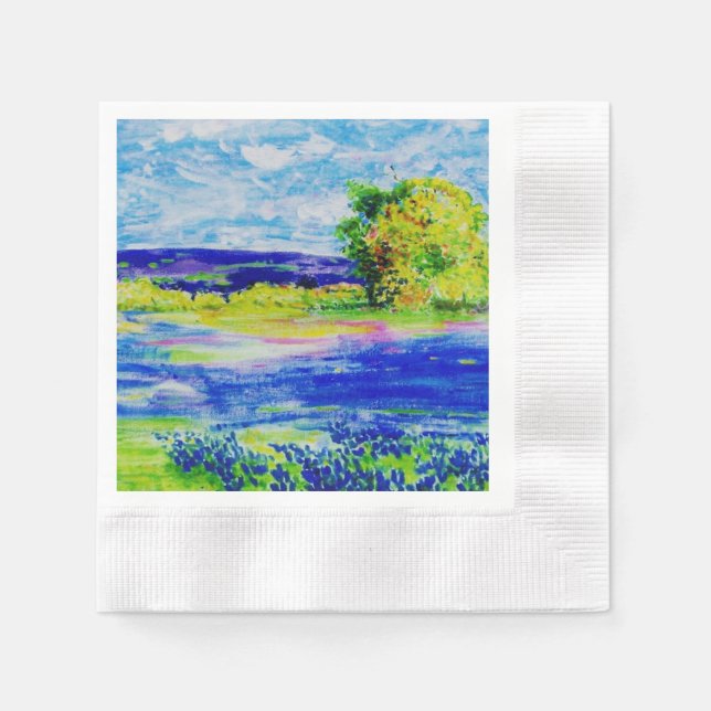 beautiful bluebonnets napkin (Front)