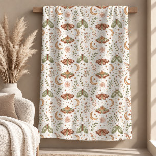 Beautiful Bohemian Rainbow Shapes Blanket