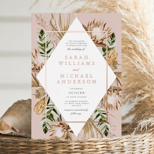 Beautiful Boho Botanical Geometric  Wedding (Creator Uploaded)