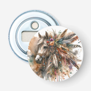 Beautiful Boho Horse  Bottle Opener
