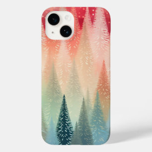 beautiful Boho pastel Christmas Case-Mate iPhone 14 Case